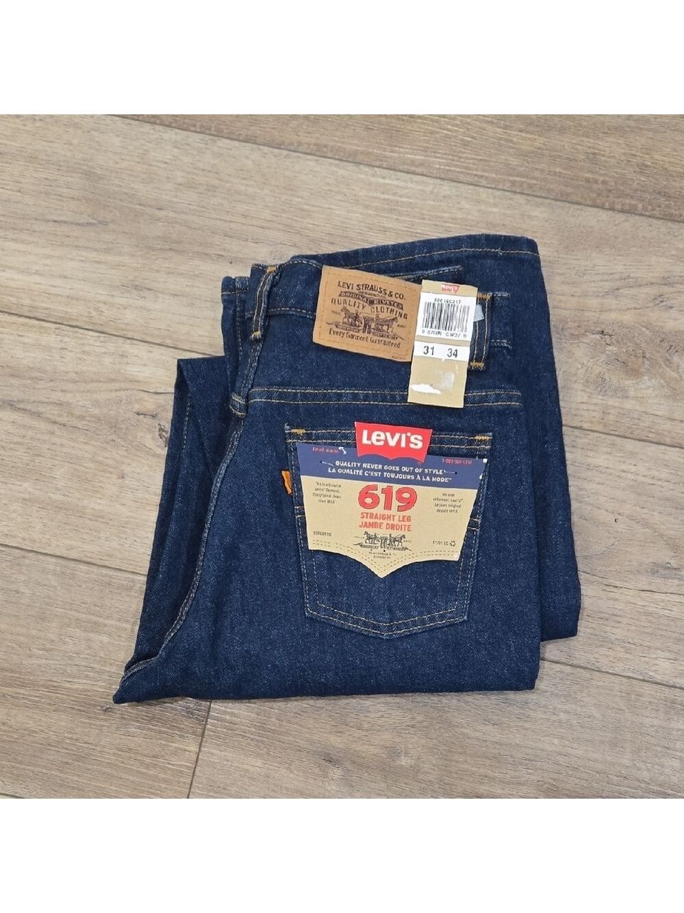 NWT Vintage Levi's Orange Tab Deadstock Men's Straight Leg Blue Jeans